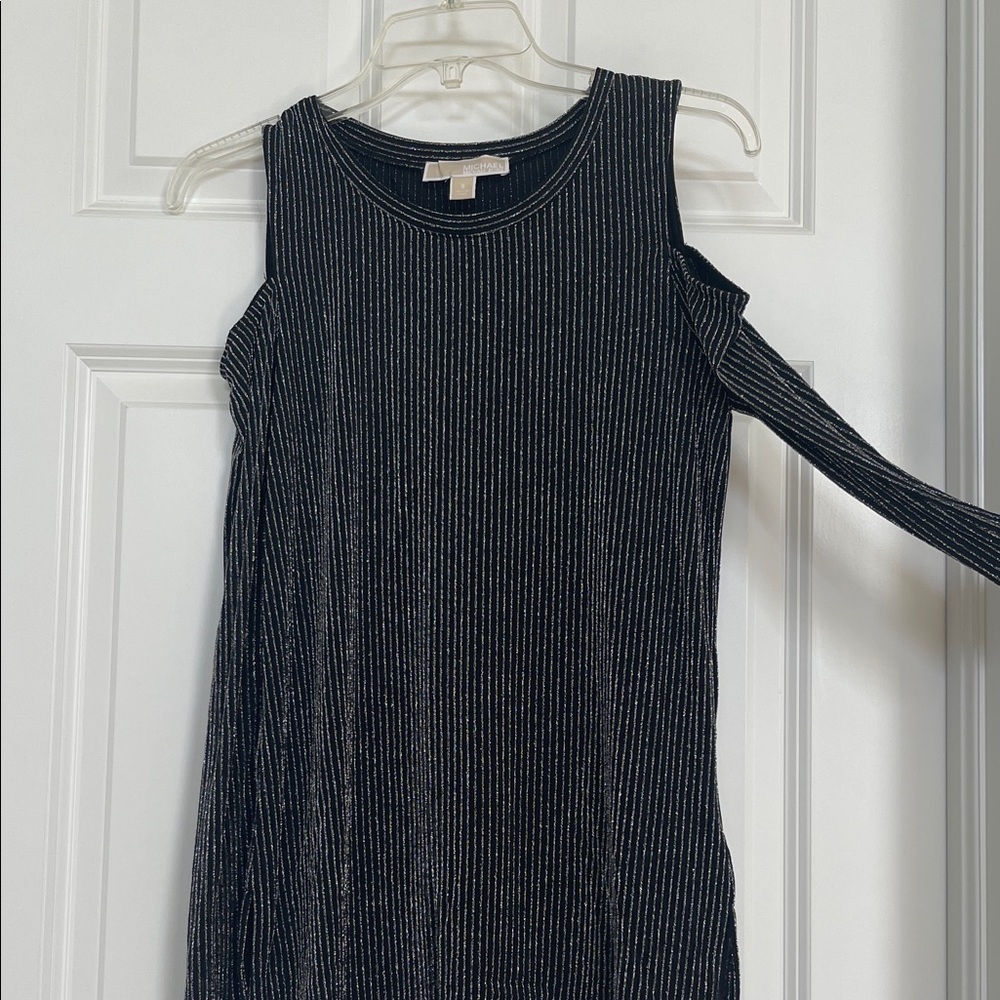 Michael Kors Black Top with Silver Accents
